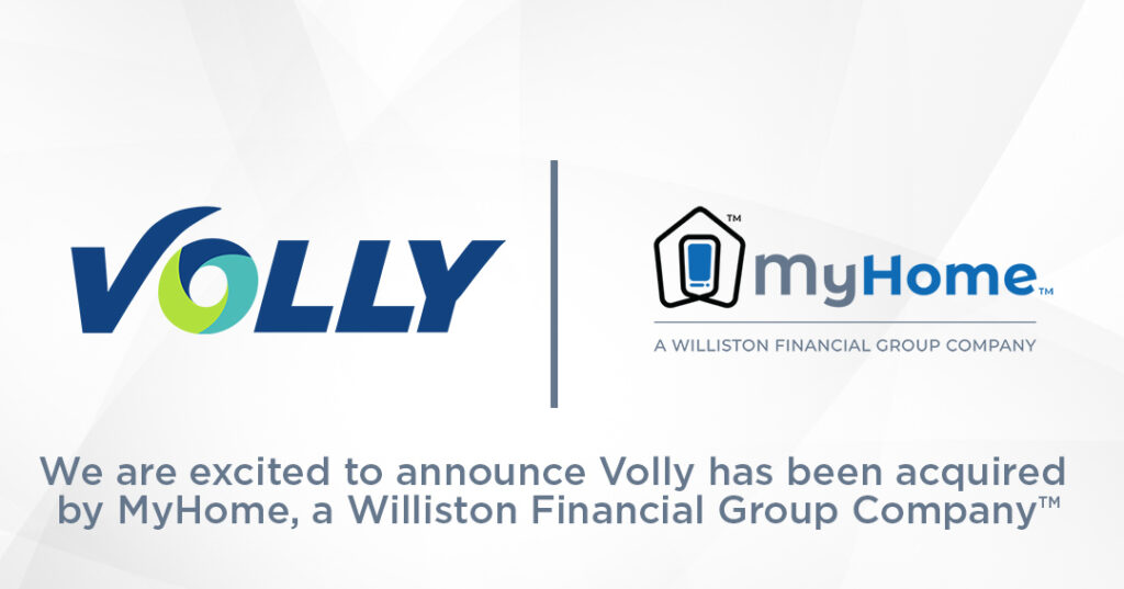 Read more about the article MyHome, A Williston Financial Group Company™, acquires lender marketing automation provider Volly