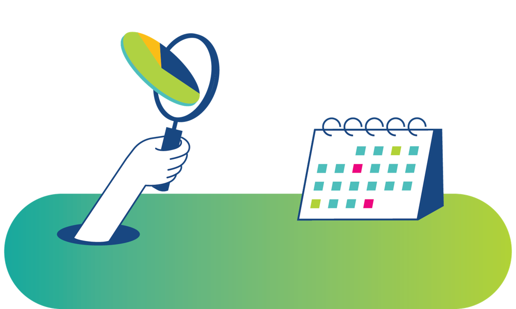 magnifying glass illustration